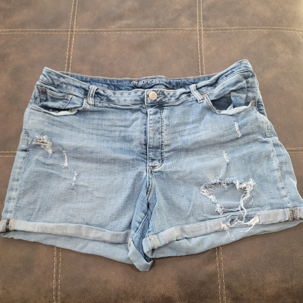 Maurices Distressed Shorts